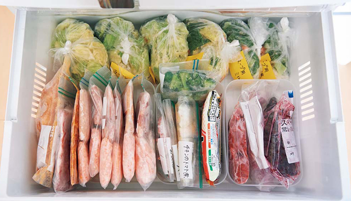 節約術その6：長持ちさせるために食材を冷凍保存する
